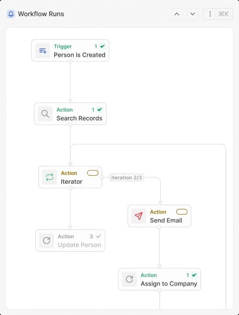 Clara automation: create a workflow